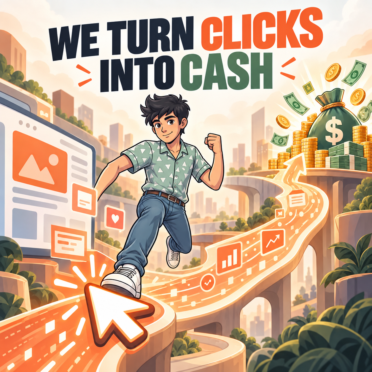 We turn clicks into cash